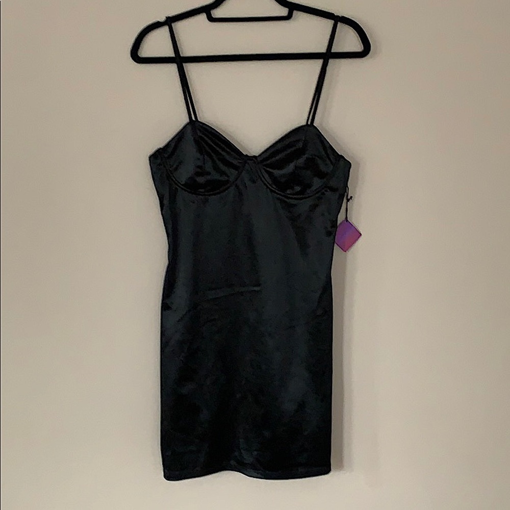 Bodycon Satin Minidress